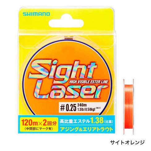 17 SIGHT LASER EX ESTER 240M 聚酯線 CL-L75Q | 549181-549198-549204-549211-549228